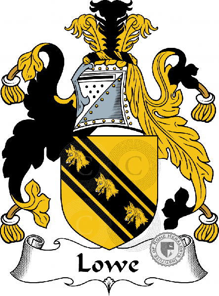 Coat of arms of family Lowe