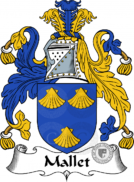 Coat of arms of family Mallet