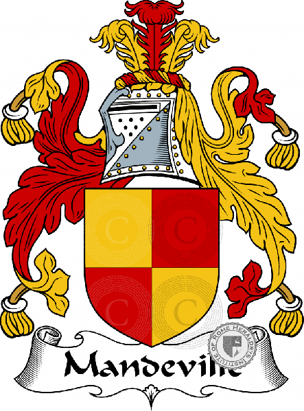 Coat of arms of family Mandeville