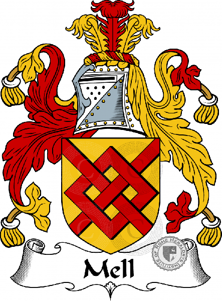 Coat of arms of family Mell