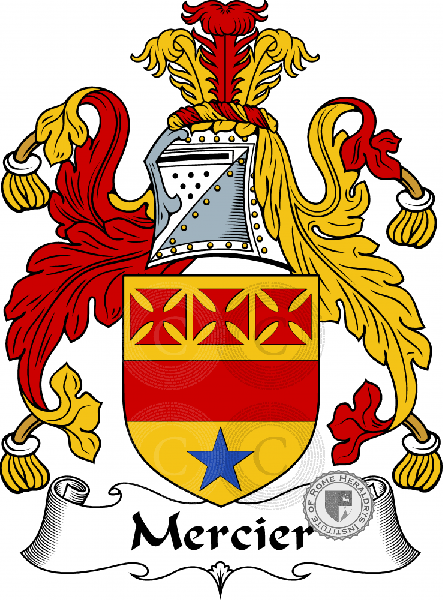 Coat of arms of family Mercier