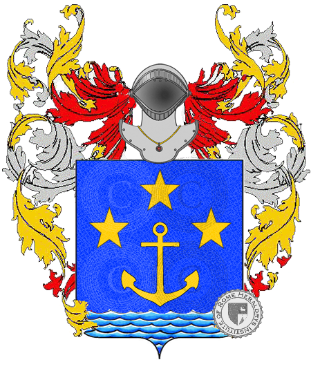 Wappen der Familie agamennone    