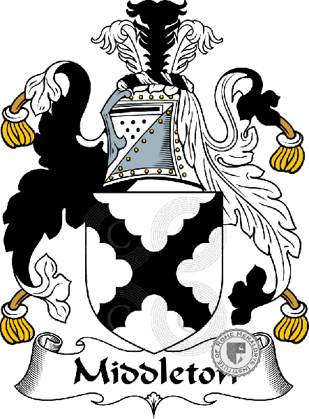 Coat of arms of family Middleton
