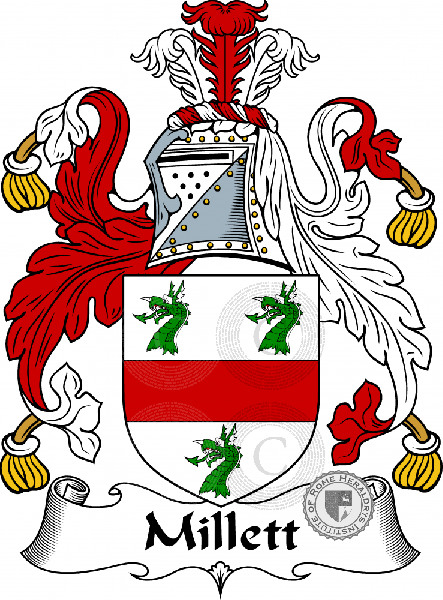 Coat of arms of family Millett