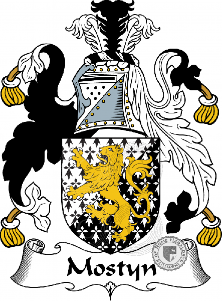 Coat of arms of family Mostyn