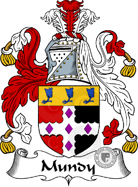 Coat of arms of family Mundy