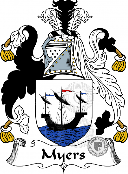 Wappen der Familie Myers
