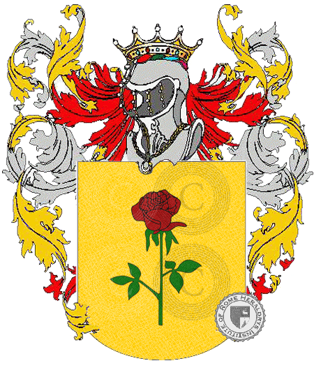Coat of arms of family rubirola    