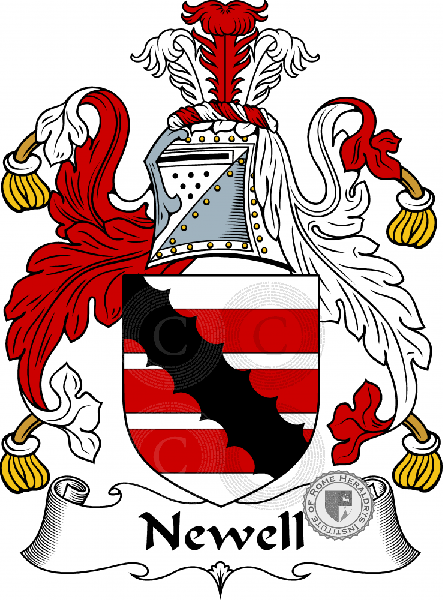 Coat of arms of family Newell