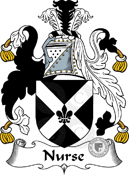 Coat of arms of family Nurse