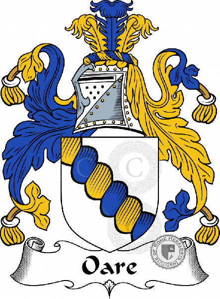 Coat of arms of family Oare