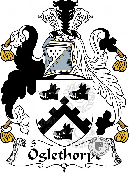 Coat of arms of family Oglethorpe