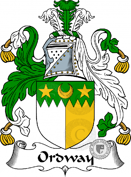 Coat of arms of family Ordway
