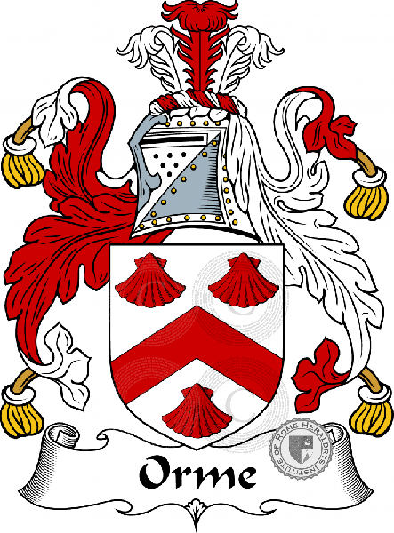 Coat of arms of family Orme