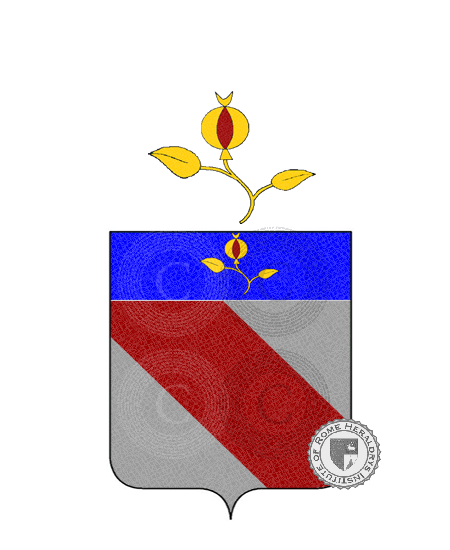 Coat of arms of family vercellino        