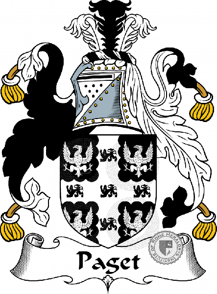 Coat of arms of family Paget