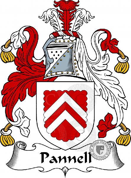 Coat of arms of family Pannell
