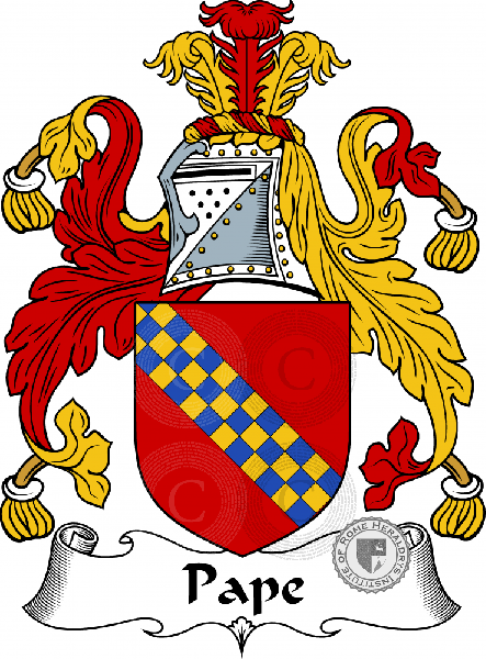 Escudo de la familia Pape