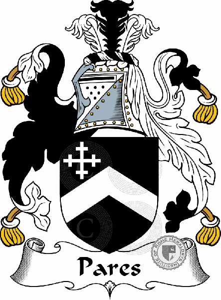 Coat of arms of family Pares