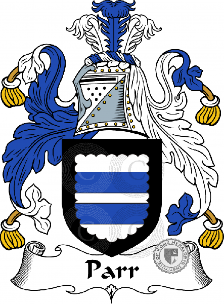 Coat of arms of family Parr