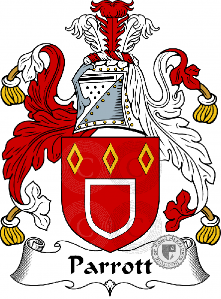 Coat of arms of family Parrott