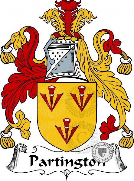 Coat of arms of family Partington