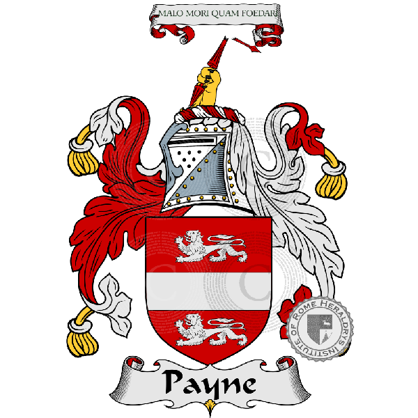 Coat of arms of family Payne
