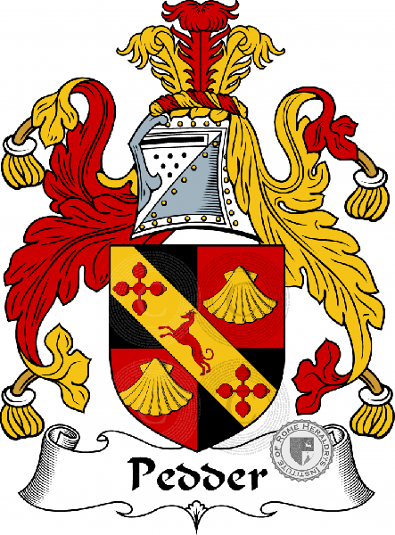 Coat of arms of family Pedder