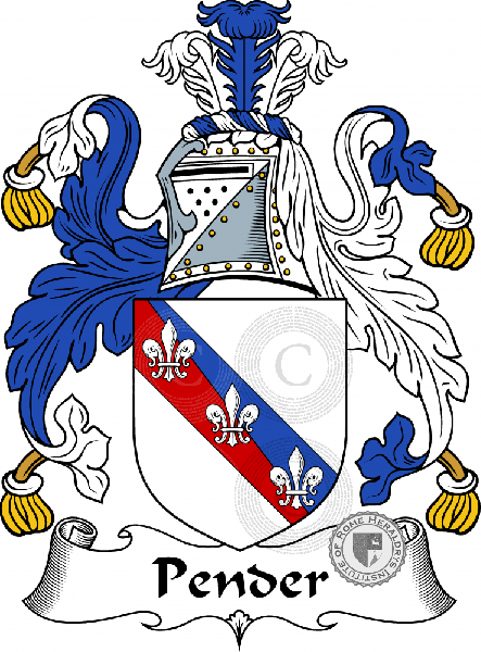 Coat of arms of family Pender