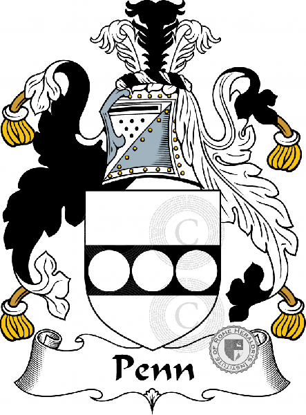 Wappen der Familie Penn