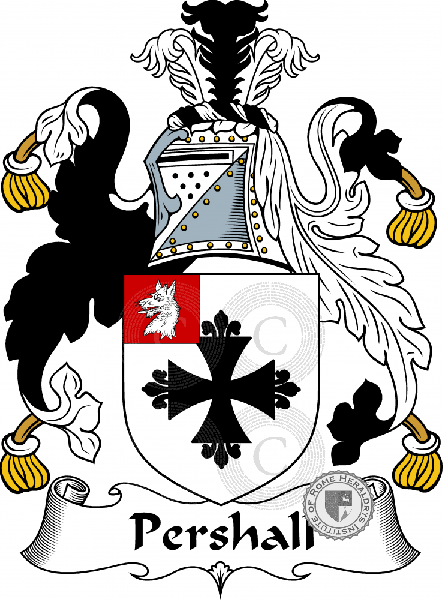 Wappen der Familie Pershall
