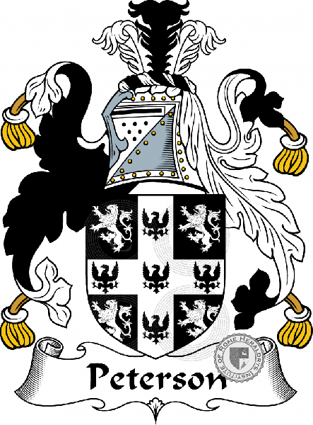 Coat of arms of family Peterson
