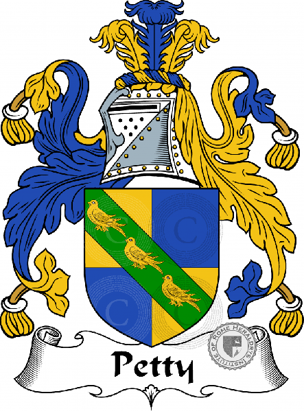 Coat of arms of family Petty