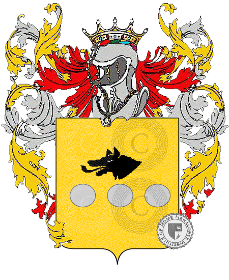 Coat of arms of family capilupi    