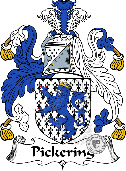 Coat of arms of family Pickering