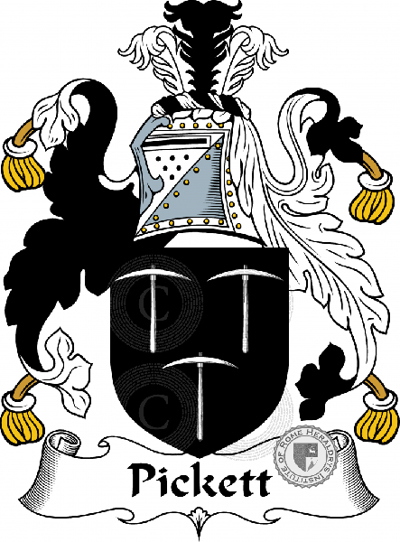 Wappen der Familie Pickett