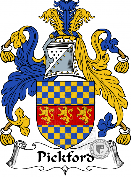 Wappen der Familie Pickford