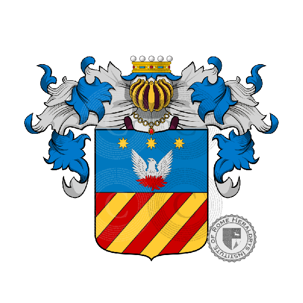 Coat of arms of family borrini