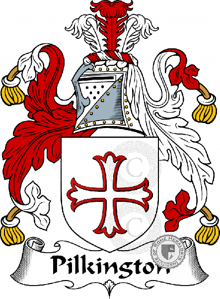 Coat of arms of family Pilkington