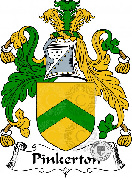 Coat of arms of family Pinkerton