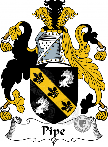 Coat of arms of family Pipe