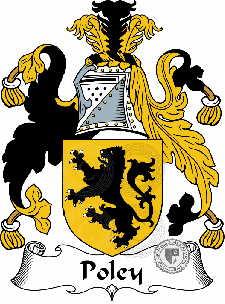 Coat of arms of family Poley