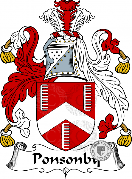 Coat of arms of family Ponsonby