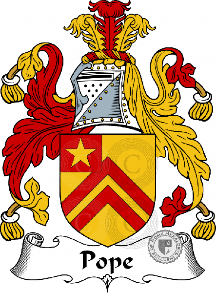 Coat of arms of family Pope