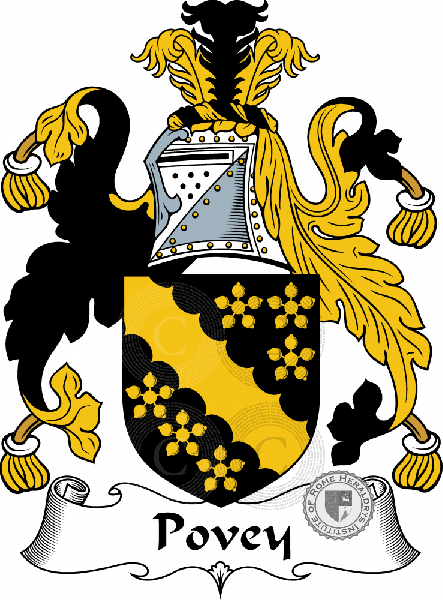 Wappen der Familie Povey