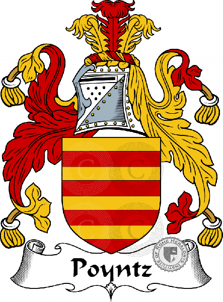 Coat of arms of family Poyntz
