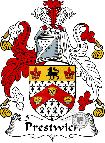 Wappen der Familie Prestwich