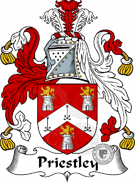 Coat of arms of family Priestley