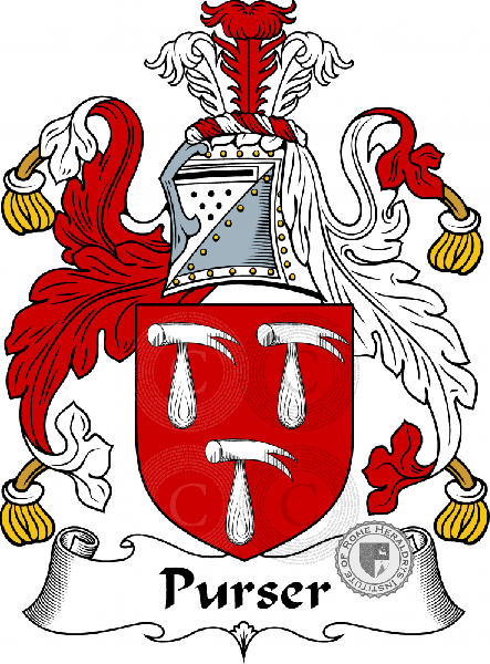 Coat of arms of family Purser