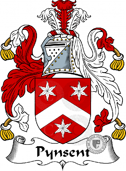 Wappen der Familie Pynsent
